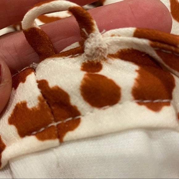 NEW Leopard Print Cutouts Mini Dress Long Sleeves Ruffles Lace Up Back - Picture 11 of 11